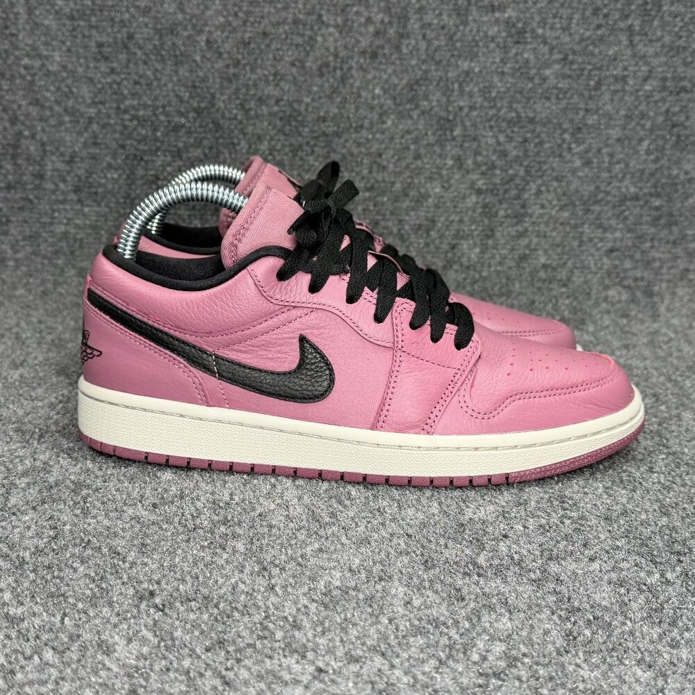 Jordan 1 Low Shoes Women's 8 Mulberry Low‎ Lace Athletic Retro Nike Sneakers